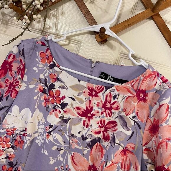 Chetta B Floral Dress in Lavender and Pink - Picture 4 of 7